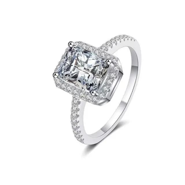 【時尚巴黎】現貨+預購 頂級莫桑鑽石戒指925純銀戒指婚戒女鑽戒子求婚戒情人節禮物(祖母寶石2款74lp34)