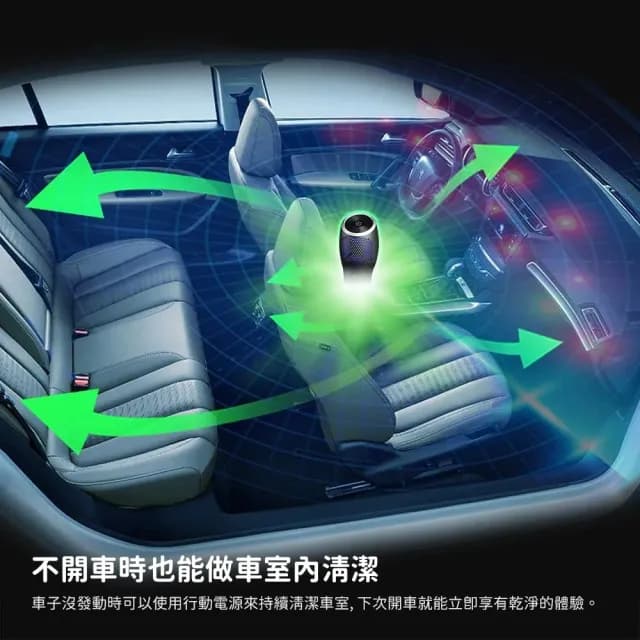 【HYPURE 艾璞而】車用/隨身型奈米光觸媒除臭空氣清淨機(抑菌除臭超威力 淨化空氣超給力 汽車空氣淨化器)