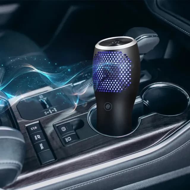 【HYPURE 艾璞而】車用/隨身型奈米光觸媒除臭空氣清淨機(抑菌除臭超威力 淨化空氣超給力 汽車空氣淨化器)