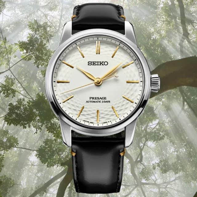 【SEIKO 精工】限量 職人工藝 無釉有田燒面盤 機械腕錶 七夕 情人節 禮物 送禮 推薦(SPB497J1/6R51-00C0Z)