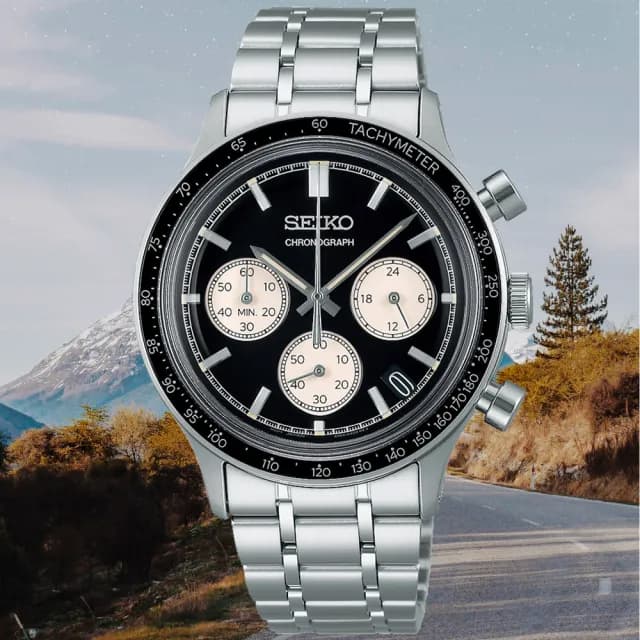 【SEIKO 精工】CS系列 時尚三眼計時腕錶 七夕 情人節 送禮 推薦(SSB479P1/8T63-03P0D)