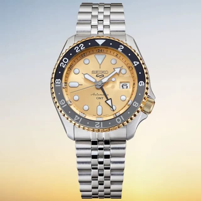 【SEIKO 精工】5 Sports系列 台灣70週年 GMT機械腕錶 父親節 禮物  送禮 推薦(SSK044K1/4R34-00M0K)