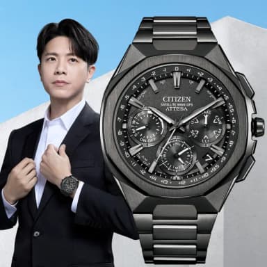 【CITIZEN 星辰】GENTS 韋禮安廣告配戴款 限量 GPS衛星對時 鈦 光動能腕錶 畢業禮物 送禮 推薦(CC4105-69E)