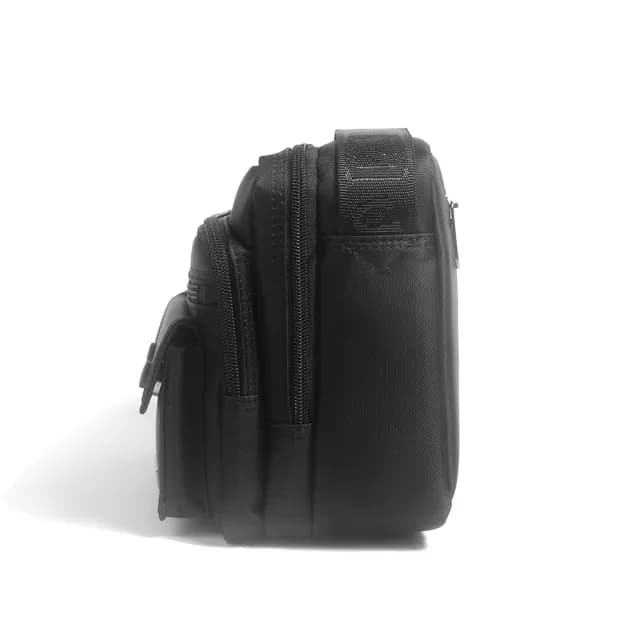 【Valentino Rudy 范倫鐵諾.路迪】日系雙口袋造型休閒橫式斜背/側背包(VR21612 七夕情人節禮物 送禮 男包)