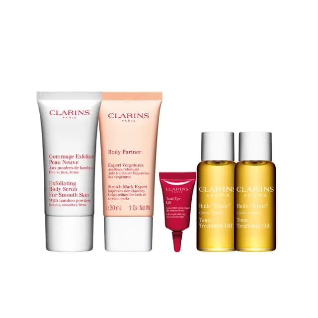 【CLARINS 克蘭詩】孕媽全方位撫紋呵護組