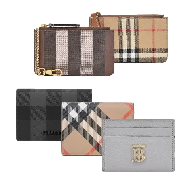 【BURBERRY 巴寶莉】Lola /TB LOGO卡片夾/零錢夾(任選)