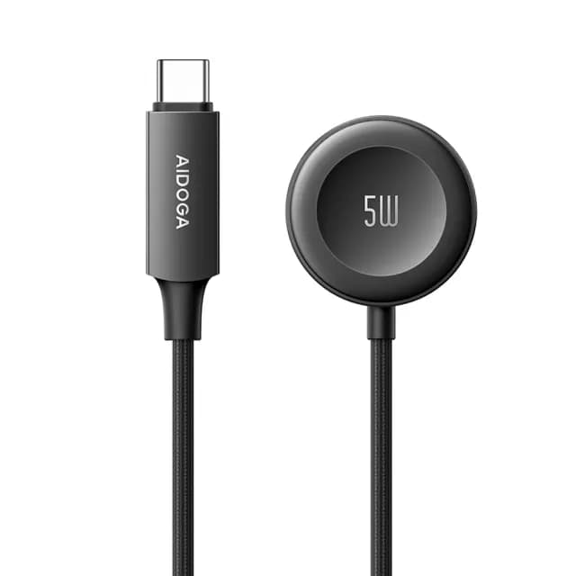 【AIDOGA】星航S系列 Type-C 磁吸充電器 手錶耳機二合一無線充電座 airpos耳機/iwatch手錶充電盤