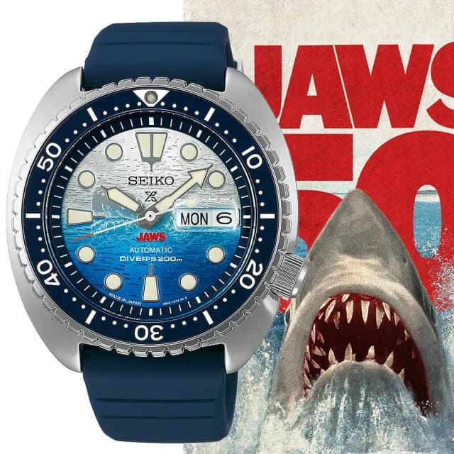 【SEIKO 精工】大白鯊50週年限量錶200米潛水機械錶 手錶 畢業禮物 送禮(SRPL81K1/4R36-17H0B)