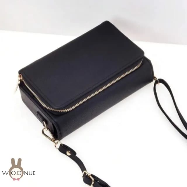 【WOONUE】專櫃高質感輕旅多功能簡約側背包側肩包斜背包(情人老婆聖誕女兒母親生日節禮物)