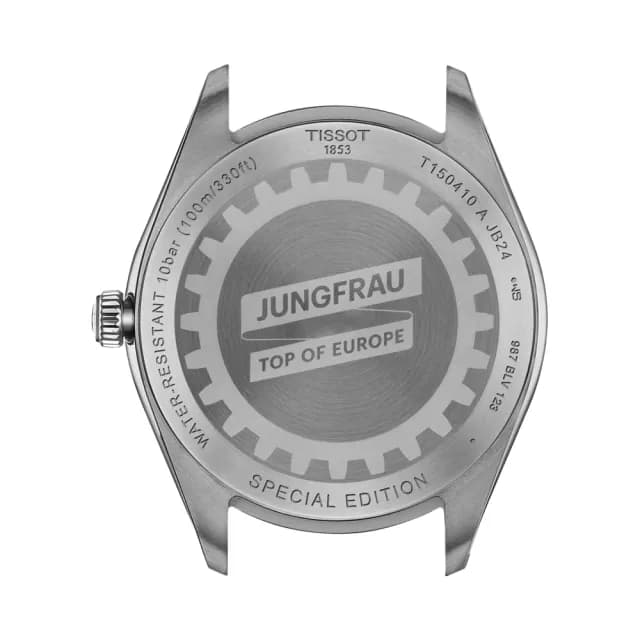 【TISSOT 天梭 官方授權】PR100 少女峰鐵路 時尚石英腕錶 七夕 情人節 送禮 推薦(T1504101104102)