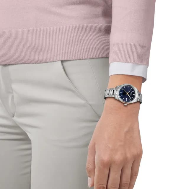 【TISSOT 天梭】PR100系列 少女峰 時尚簡約腕錶 七夕 情人節 禮物 送禮 推薦(T1502101104101)