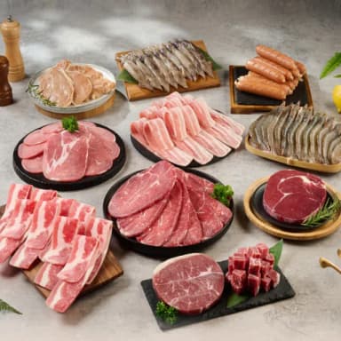【王品集團】王品嚴選100盎司重磅燒肉組_13盤入(2.96公斤/中秋烤肉)