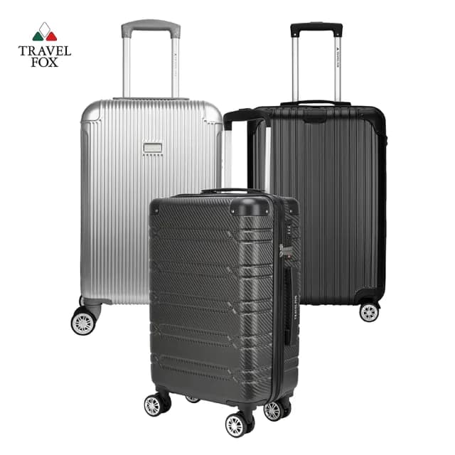 【TRAVEL FOX 旅狐】20/21吋多款任選海關鎖拉鍊行李箱