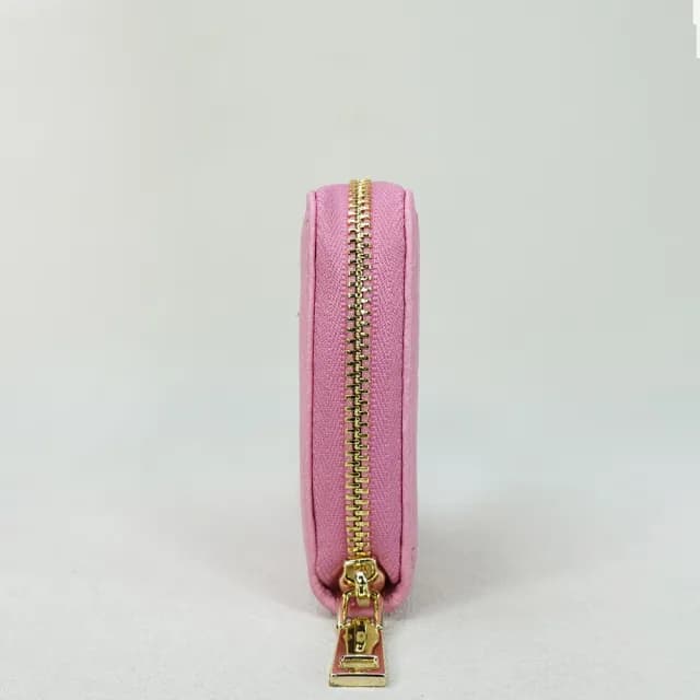 【M2ND】雙11 繽堀經典方形鴕鳥零錢包(粉-T05A)