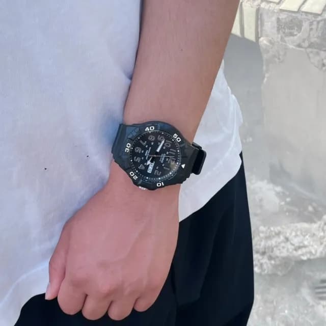 【CASIO 卡西歐】大錶面指針錶(MRW-210H)