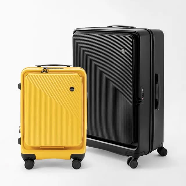 【Dreamin】20+29吋 上掀前開式 行李箱 登機箱 輕量 可加大 防爆 日本Hinomoto 靜音輪(多色任選)