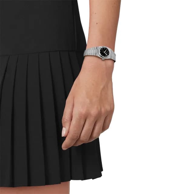 【TISSOT 天梭】PRX系列 鑽石石英女錶-25mm 手錶 送禮 推薦(T1370101105600)