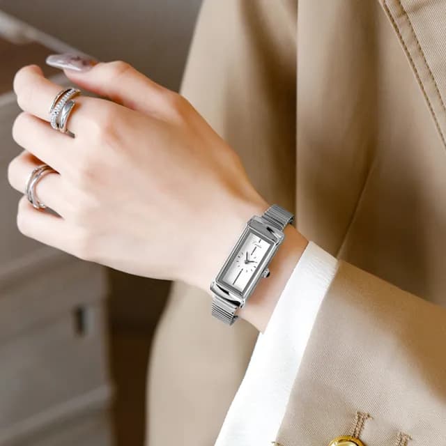 【LEEHER】鋼帶女錶/氣質手錶/女士腕錶/小錶盤/時尚百搭/簡約/優雅/高級感/手錶/石英錶/手