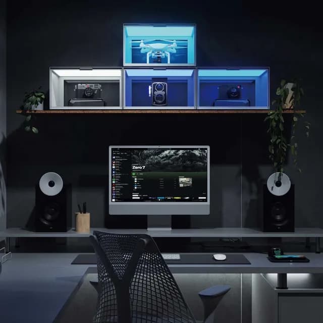 【nanoleaf】RGB 智能展示收納盒擴充組1入-不含電源及控制器(RGB 收納 公仔 氣氛燈 LED燈 壁燈 鞋盒)