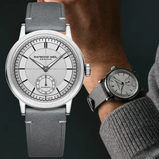 【Raymond Weil 蕾蒙威】Millesime 復古系列 時尚機械腕錶 39.5mm 父親節 禮物 送禮 推薦(2930-STC-65001)