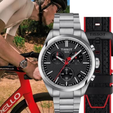 【TISSOT 天梭】PR100 特別版 環西自由車賽石英計時手錶-40mm 禮物 推薦(T1504171105101)