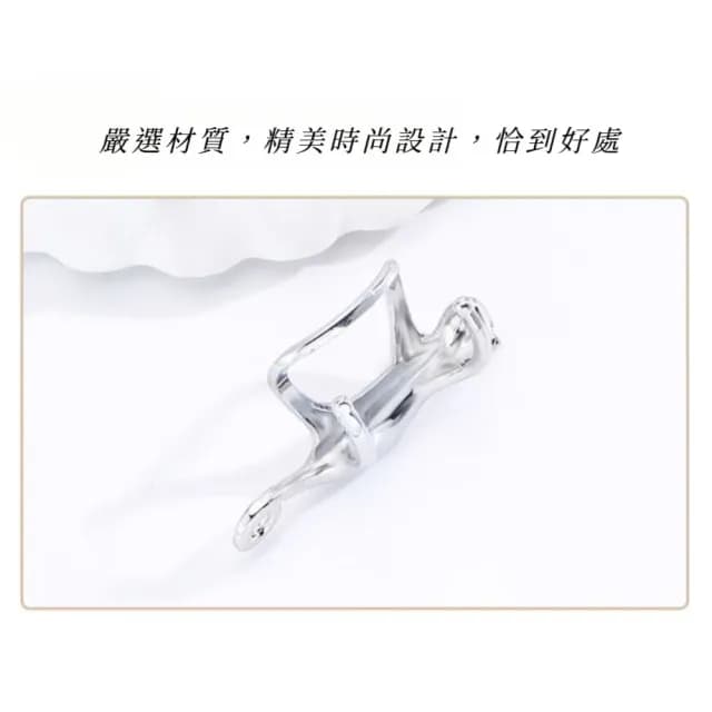 【貓咪物語】日系俏皮立體貓耳骨夾飾品(無耳洞 耳環 耳扣 耳夾 貓咪 動物設計 小眾 個性 銀色 日常)