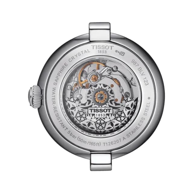 【TISSOT 天梭】Bellissima 羅馬機械女錶-29mm 手錶 送禮 推薦(T1262071101300)