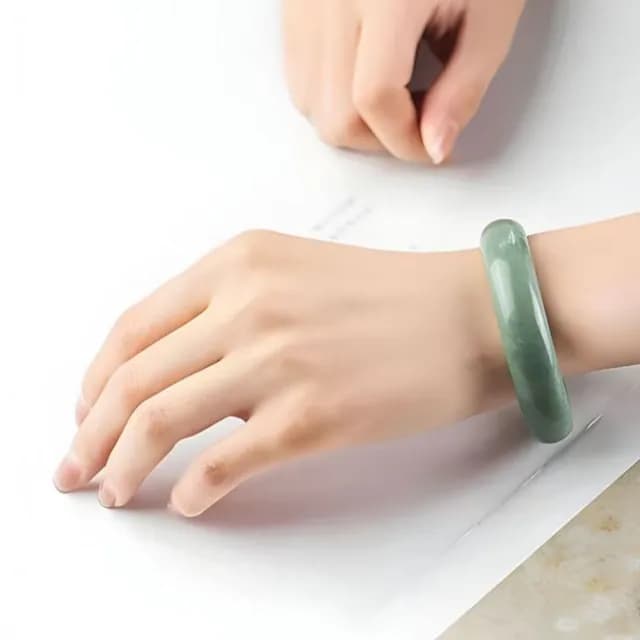 【Penny珮妮】飄花貴州翠玉鐲手鐲(母親節 送女友 送閨蜜 情人節 生日禮物  交換禮物 尾牙 新年 結婚)