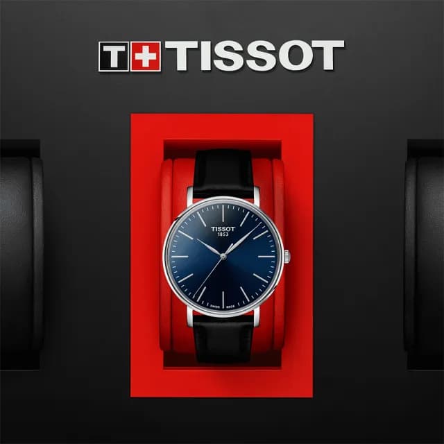 【TISSOT 天梭】TISSOT 天梭 Everytime 經典石英手錶 禮物 送禮 推薦(T1434101604100)