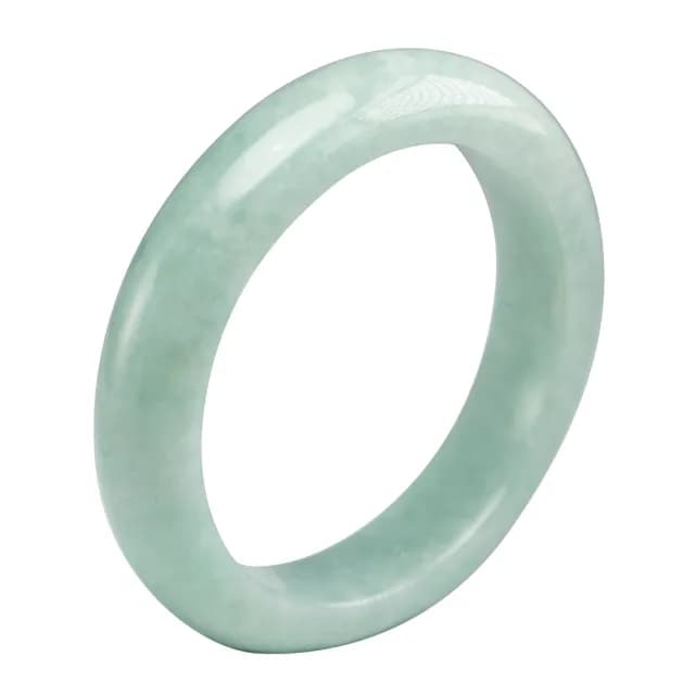 【漢石齋】情人節禮物 天然翡翠A貨 手鐲玉鐲 芙蓉種 福 利 品(手圍17.5/版寬13.7mm)