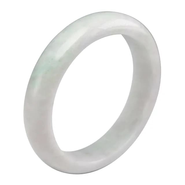 【漢石齋】情人節禮物 天然翡翠A貨 手鐲玉鐲 春帶彩種 福 利 品(手圍18.6/版寬14.6mm)