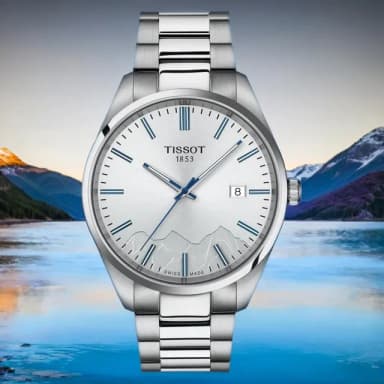 【TISSOT 天梭】PR100 Jungfraujoch 少女峰系列特別款石英手錶-40mm 男錶 畢業 禮物(T1504101103100)