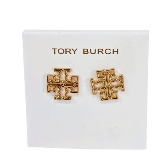 【TORY BURCH】經典雙t字簍空logo 玫瑰金/銀/金 耳針式 耳環禮盒組(贈原廠防塵袋紙袋紙盒/七夕情人節)