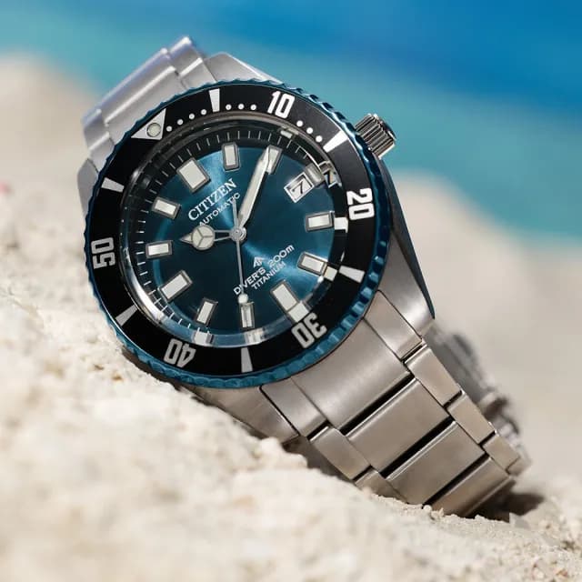 【CITIZEN 星辰】PROMASTER 35週年限量 鈦 1977征服潛水機械錶 男錶 父親節禮物(NB6026-56L)