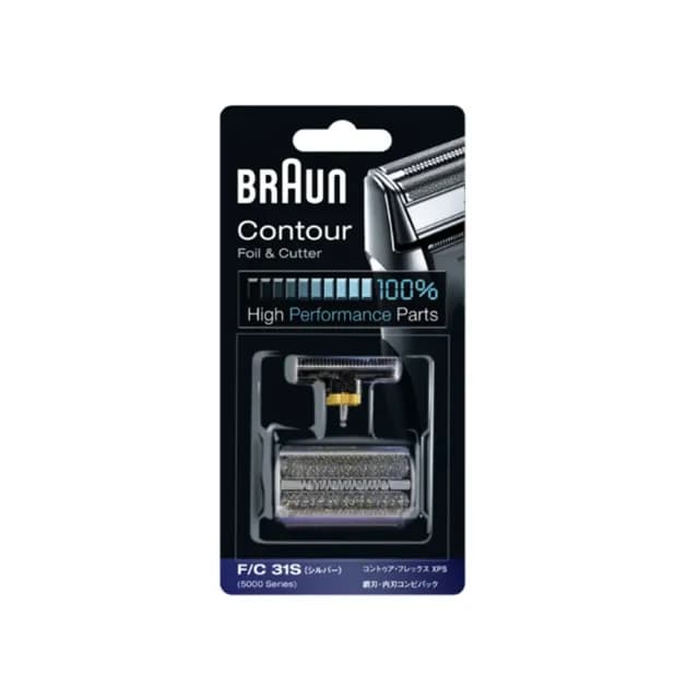 【德國百靈BRAUN】刀頭刀網組 31S(德國原裝公司貨 電動刮鬍刀專用)