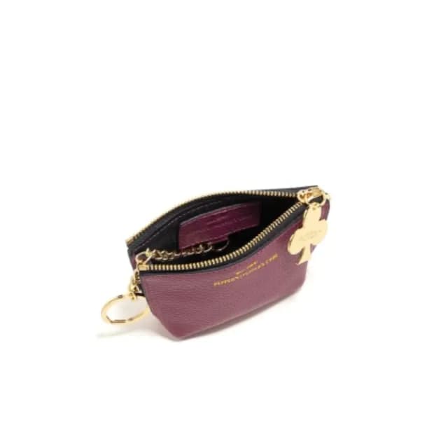 【PEPPER’S】雙11 FORTUNE 牛皮小船鑰匙零錢包 - 胭紫紅/沼綠色/象牙灰(百貨專櫃包 真皮 女包)