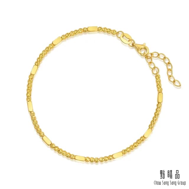 【點睛品】網路獨家款 閃閃碎金 黃金手鍊_計價黃金