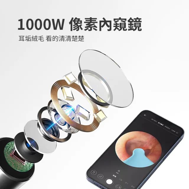 【YOLU】智能高清發光可視挖耳勺 軟頭兒童掏耳棒 可視耳道挖耳器 採耳棒/挖耳棒/掏耳器(交換禮物)