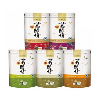 【立頓】茗閒情台灣茶茶包共9袋 口味任選(茶包 茶葉 綠茶包 紅茶包 烏龍茶包)