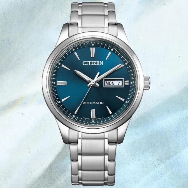 【CITIZEN 星辰】Mechanical系列 台灣限量 日期機械腕錶 七夕 情人節 送禮 推薦(NY4058-79L)