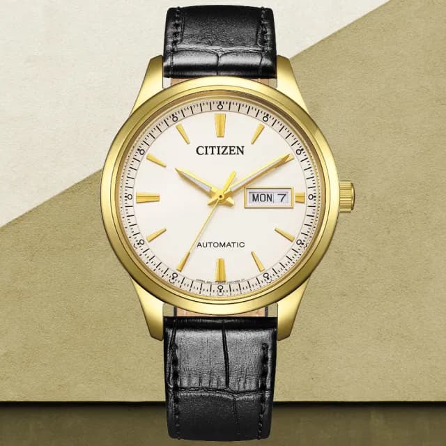 【CITIZEN 星辰】Mechanical系列 台灣限量 日期機械腕錶 七夕 情人節 送禮 推薦(NY4059-09A)