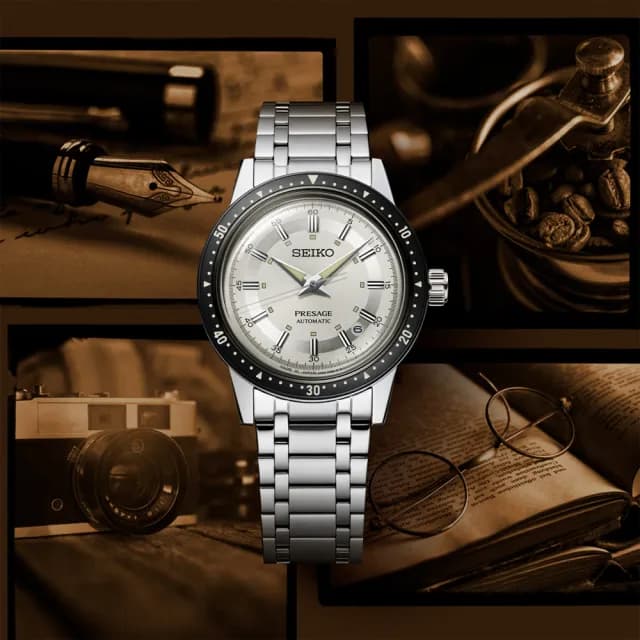 【SEIKO 精工】Presage Style60’s系列 60週年紀念限量機械錶 畢業 禮物 送禮(SRPK61J1/4R35-05Z0S)