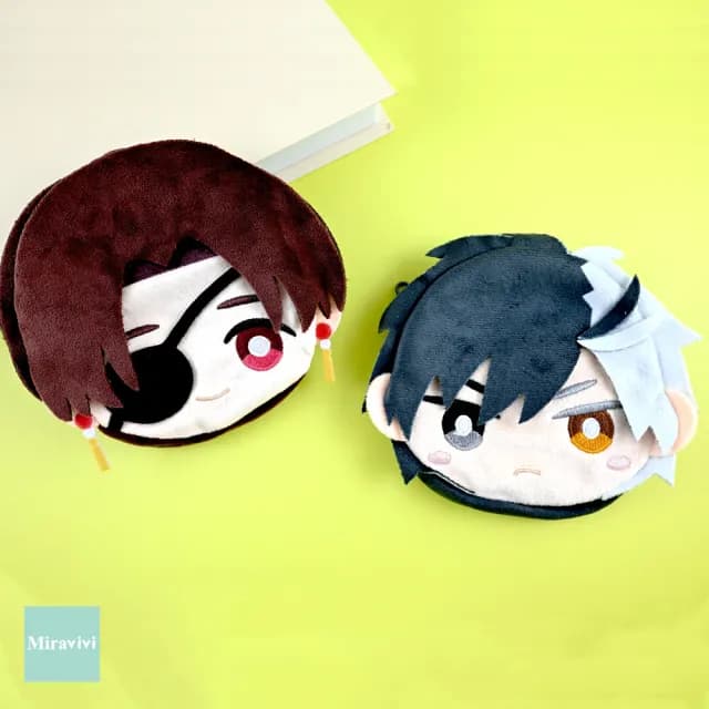 【MUSE 木棉花】雙11 防風少年 絨毛零錢包(動漫周邊 木棉花 防風少年 零錢包)