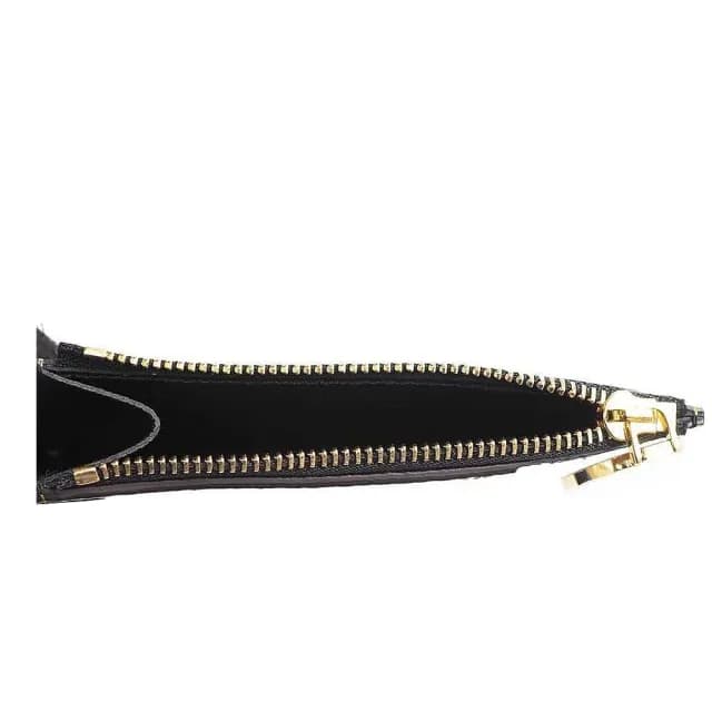 【Louis Vuitton 路易威登】M81912 經典Romy拉鍊式卡片夾/零錢包(棕x黑)
