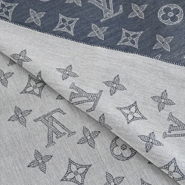 【Louis Vuitton 路易威登】LV M78474 Monogram 品牌LOGO緹花雙面保暖披肩長圍巾(現貨)