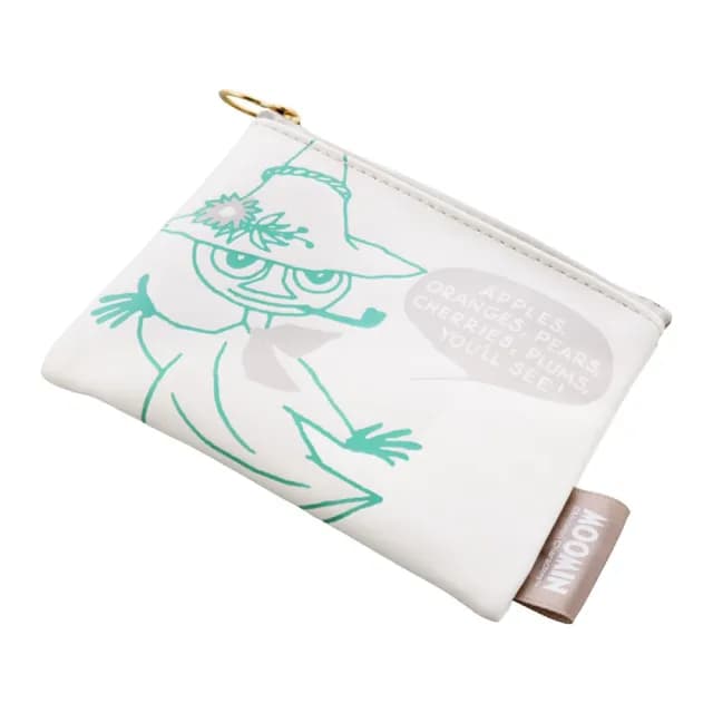 【sun-star】情人節禮物 Moomin 迷你拉鍊收納包 零錢包 嚕嚕米與阿金