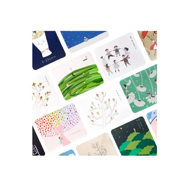 【CLEAN 克林】插畫明信片(Kerkerland 雙面明信片 明信片 文創 文青 畢業卡 生日卡片 祝賀卡 慶生卡片)