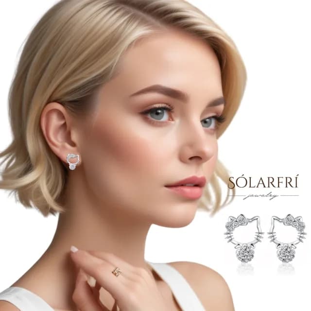 【SOLARFRi】耳針耳環｜優雅閃耀親膚耳針式女耳環 附品牌禮盒包裝(閨蜜情人女友母親老婆生日禮物)