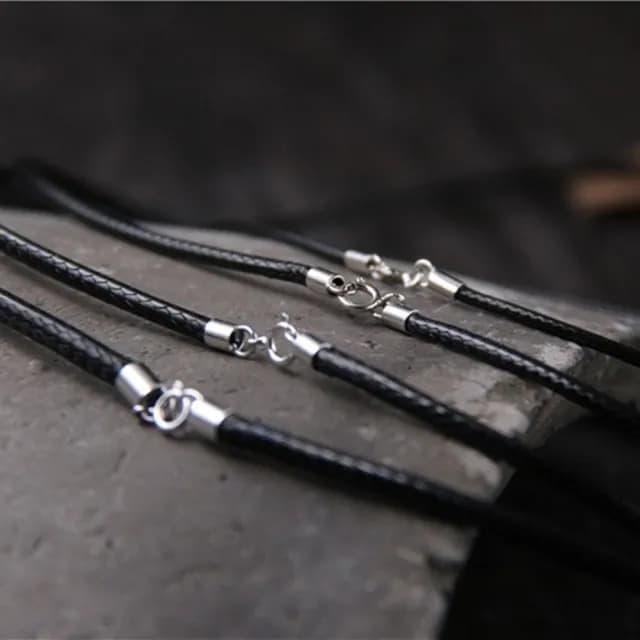 【紐約精品】現貨+預購 手工項鍊皮革項鏈子首飾復古情人節禮物(皮繩男女飾品a1kj1)