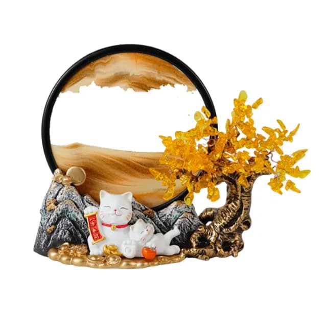 【Naturer 造物家】招財貓 八方來財(迎賓擺件 開業禮品 家居喬遷 居家裝飾 開幕禮品 發財樹 開運招財貓)